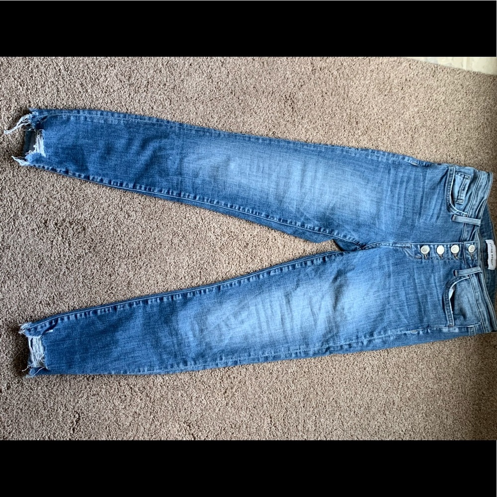 High-rise denim jeans